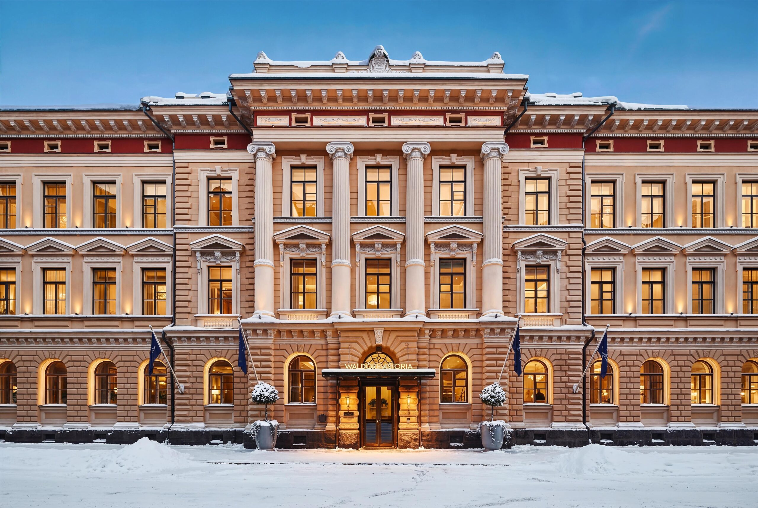 waldorf astoria helsinki snow
