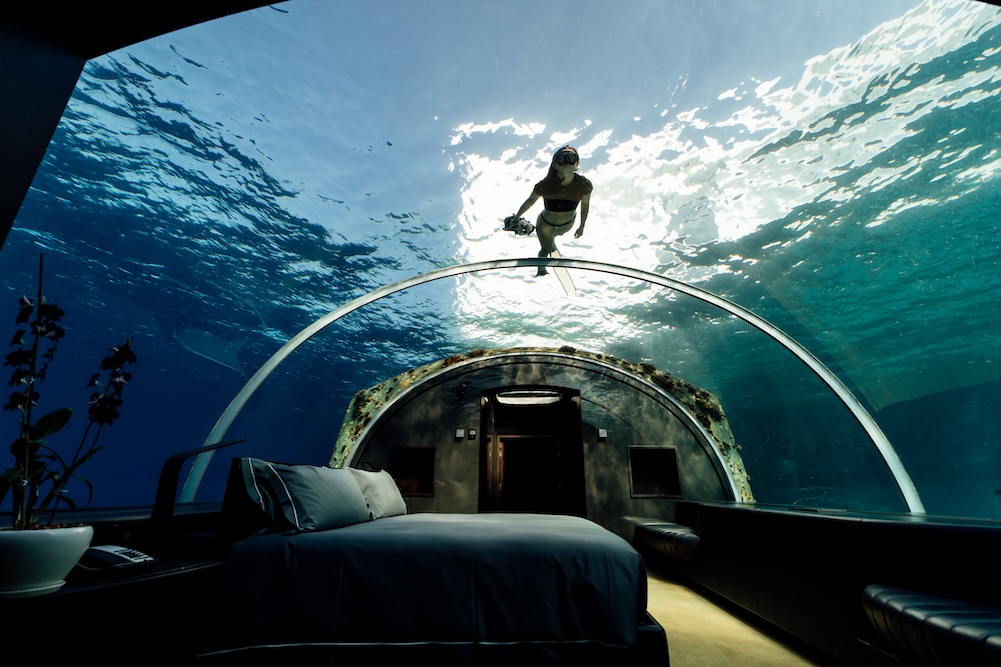 Conrad Maldives Rangali Island muraka underwater bedroom