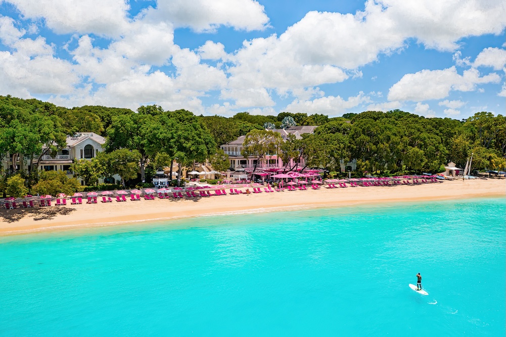 sandy lane beach view